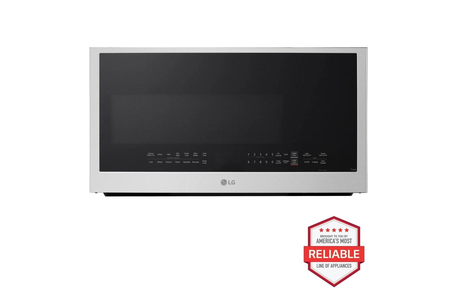 Lg MVEL2035X 2.0 Cu. Ft. Wi-Fi Enabled Over-The-Range Microwave Oven With Easyclean®