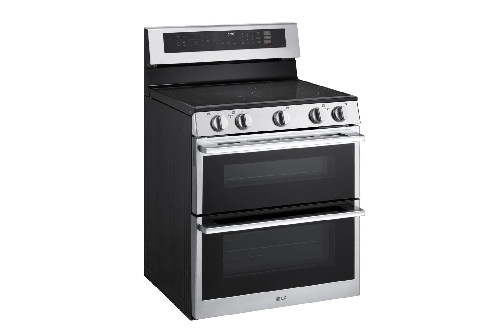 Lg LDEL7324YE 7.3 Cu. Ft. Smart Electric Double Oven Freestanding Range With Probake Convection®, Air Fry & Air Sous Vide