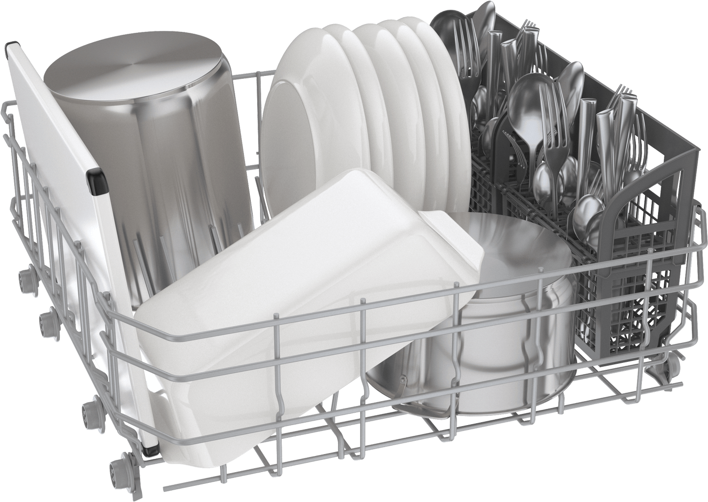 Bosch SHX41EB5N 24" Bar Handle 100 Series Dishwasher
