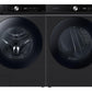 Samsung F1657834084068 Bespoke Ultra Capacity Front Load Washer And Electric Dryer In Brushed Black