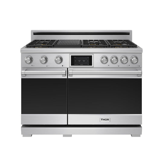 Thor Kitchen XRD48ELP 48 Inch X Series Professional Freestanding Dual Fuel Range Liquid Propane