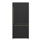 Forno FFFFD178531BLK Forno Milano Espresso 31-Inch Bottom Freezer Refrigerator, Black, 17.2 Cu.Ft Capacity, Energy Efficient