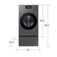 Samsung WD90F53AVS 5.3 Cu. Ft. Bespoke Ai Laundry Vented Combo™ All-In-One Ultra Capacity Washer And Electric Dryer With Ai Home In Dark Steel