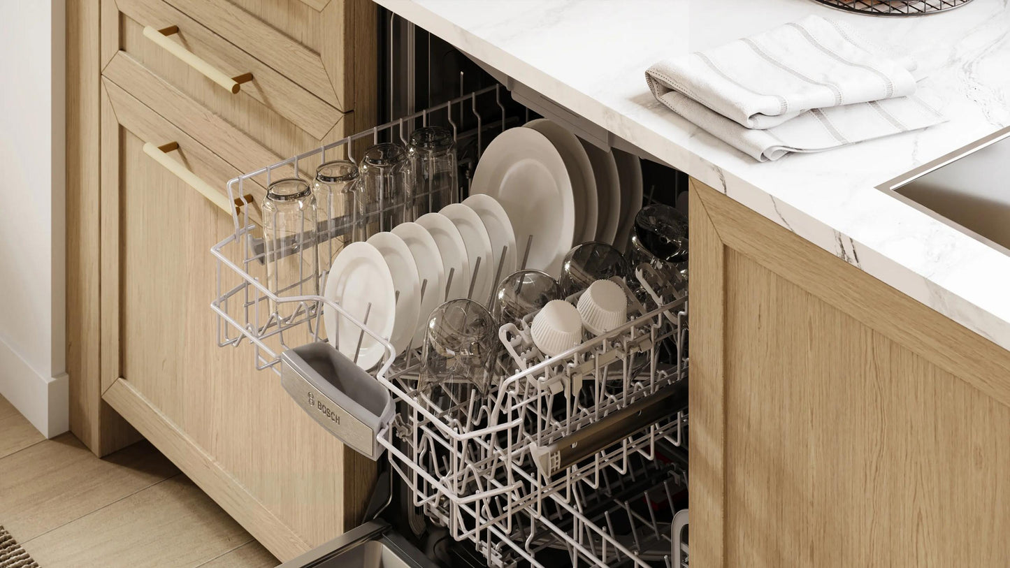 Bosch SHP65DM5N 500 Series, Built-Under Dishwasher, 24'', Brushed Steel Anti-Fingerprint