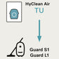 Miele TUALLERGYXLHYCLEANAIR 8 Vacuum Bags And A Hepa Filter At A Special Price - For Guard L1 And Guard S1.