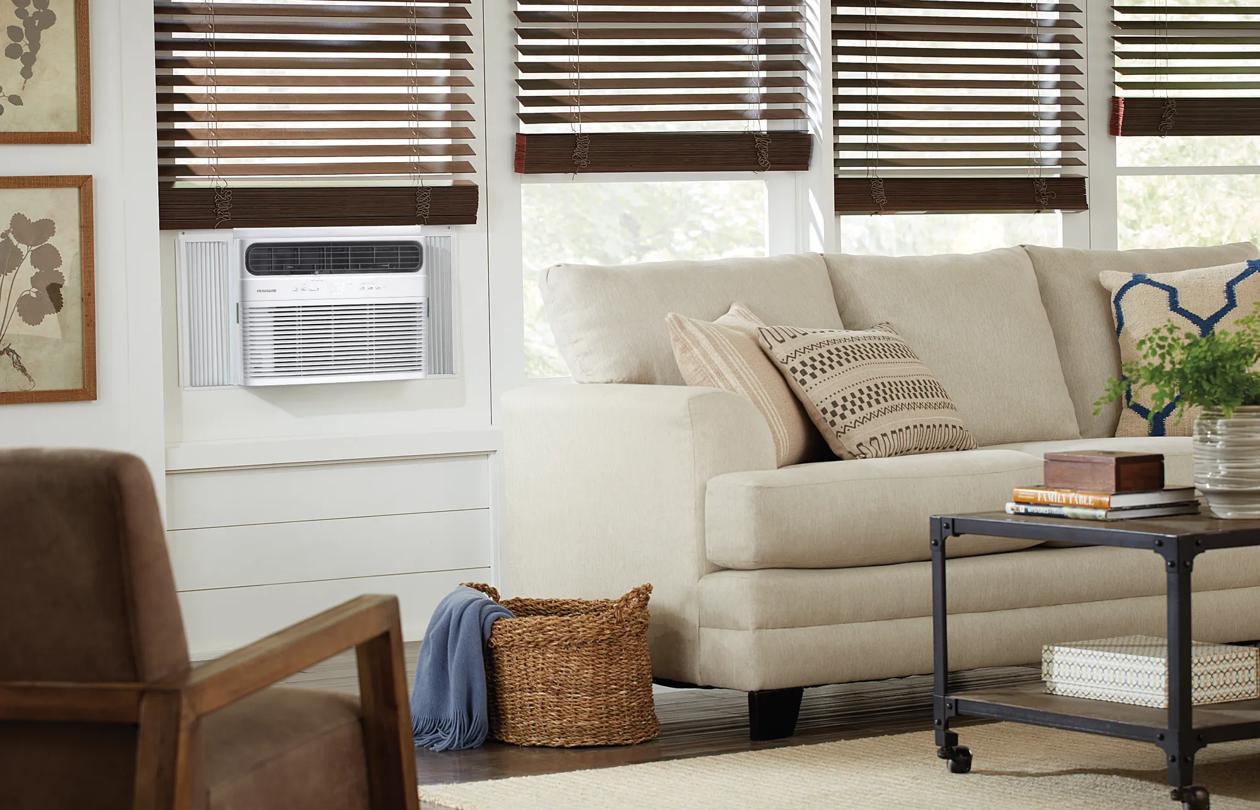 Frigidaire FHWH124WB2 12,000 Btu Window Room Air Conditioner With Supplemental Heat