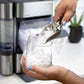Ge Appliances XPIO13SWSS Ge Profile™ Opal™ 2.0 Ultra Nugget Ice Maker With Side Tank And Scale Inhibiting Filter