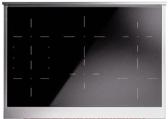 Ilve UPI366NMPAWP Nostalgie Ii 36 Inch Electric Freestanding Range In Antique White With Copper Trim