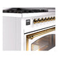 Ilve UN48FNMPWHGLP Ilve Un48Fnmpwhglp Nostalgie Ii Noblesse 48