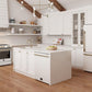 Forno FFFFD178531WHT Forno Milano Espresso 31-Inch Bottom Freezer Refrigerator, White, 17.2 Cu.Ft Capacity, Energy Efficient