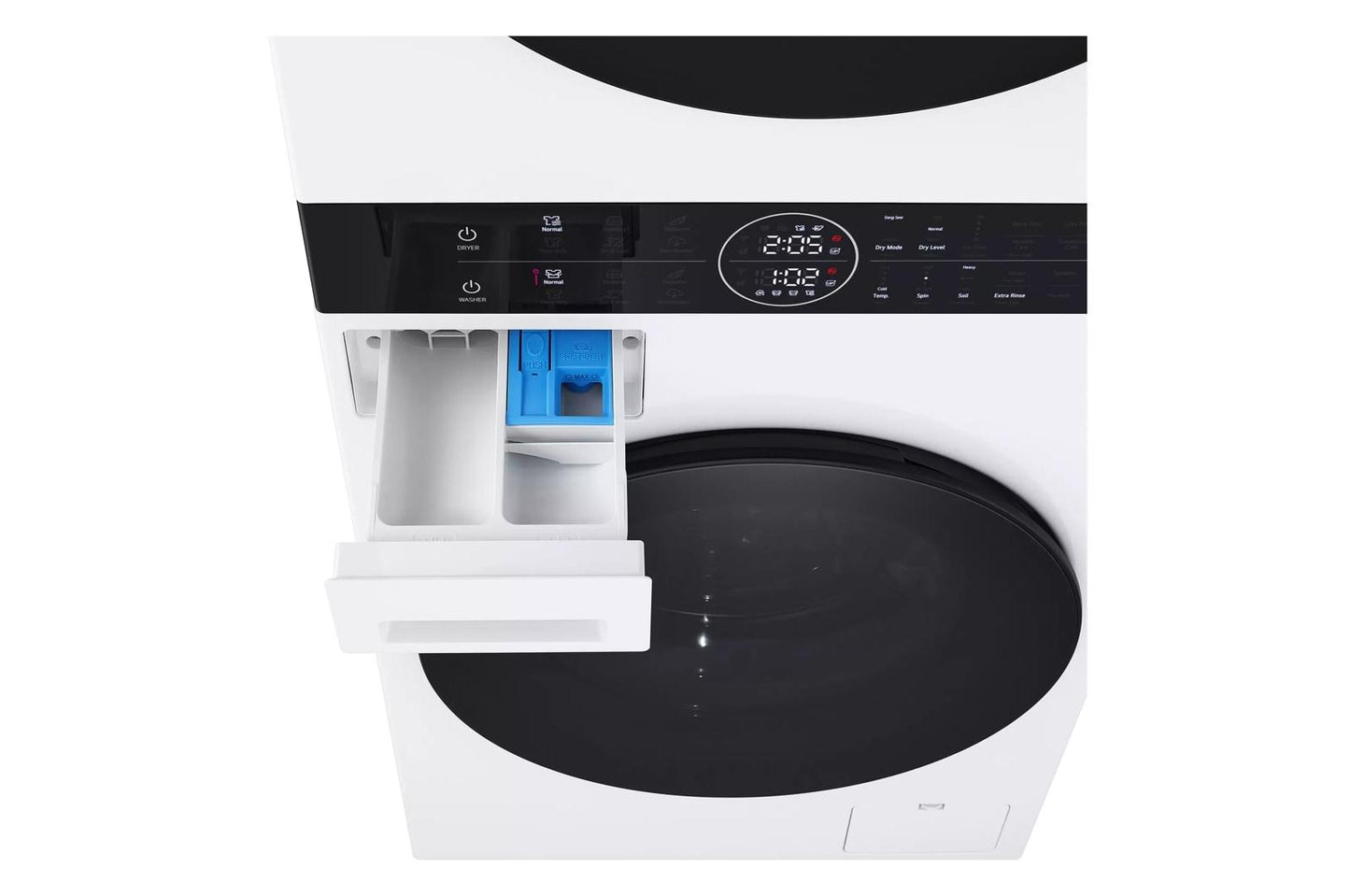 Lg WKHC152HWA Compact Single Unit Lg Washtower™ With Center Control™ 2.4 Cu.Ft. Front Load Washer And 4.2 Cu.Ft. Electric Ventless Heatpump™ Dryer