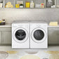 Lg DLE3420W 7.4 Cu. Ft. Ultra Large Capacity Smart Front Load Electric Dryer