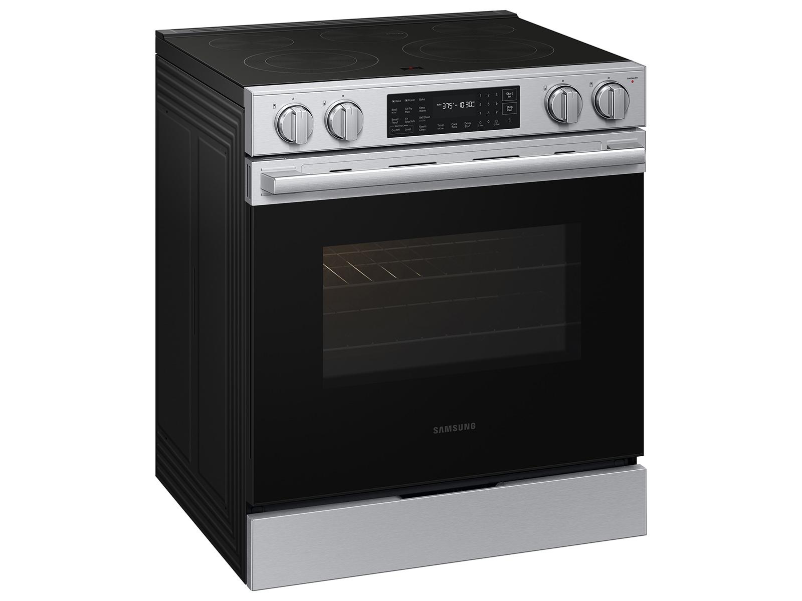 Samsung NSE80H63XRAA Bespoke Smart Slide-In Electric Range Pro Style Design Air Fry Max True Convection
