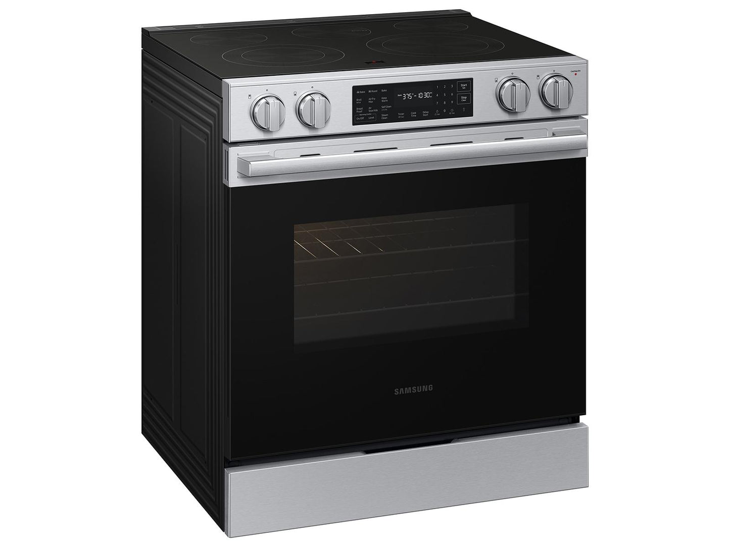 Samsung NSE80H63XRAA Bespoke Smart Slide-In Electric Range Pro Style Design Air Fry Max True Convection