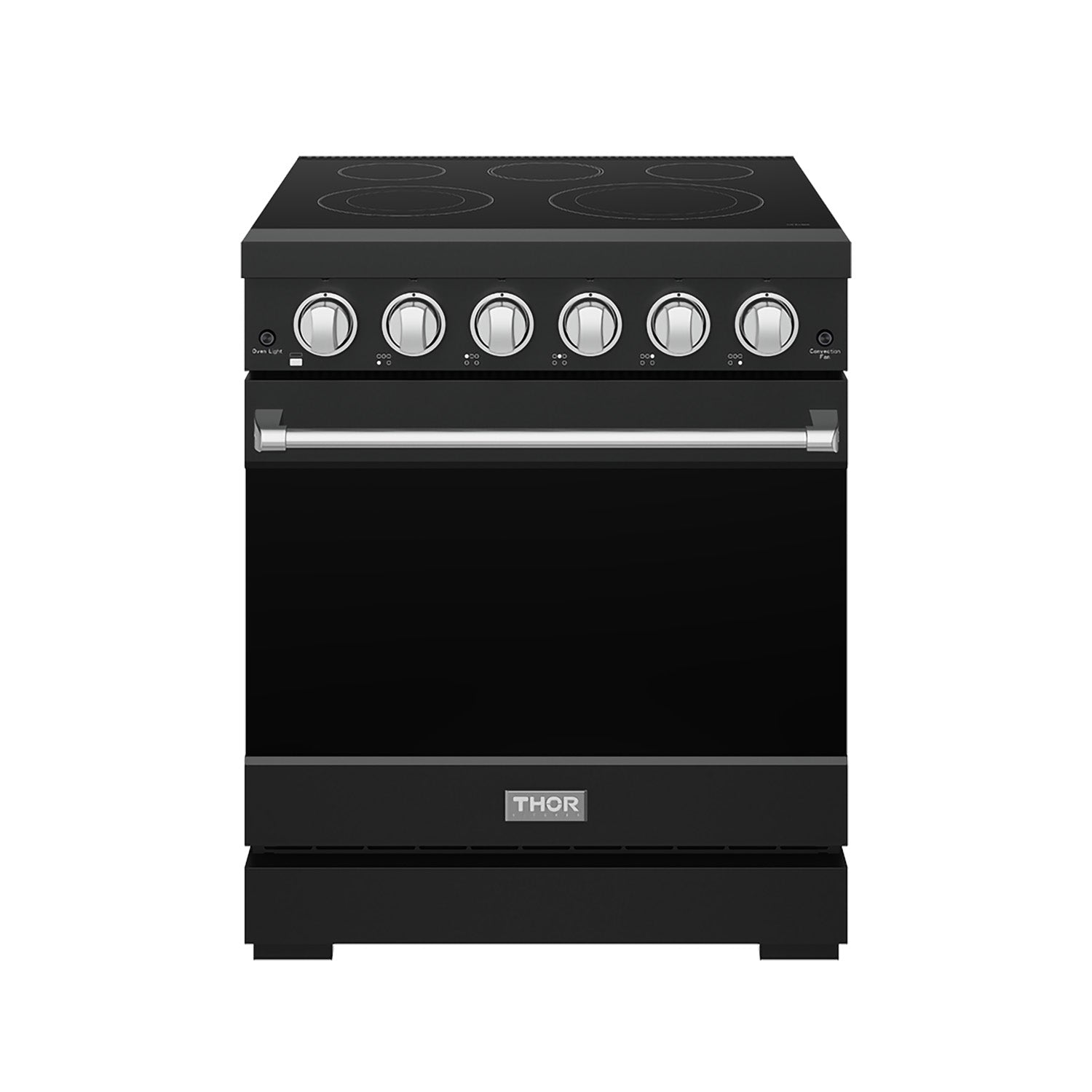 Thor Kitchen RSE30PBSS 30 Inch Professional Electric Range With Precision Knob Control In Black And Stainless Steel Gordon Ramsay Series