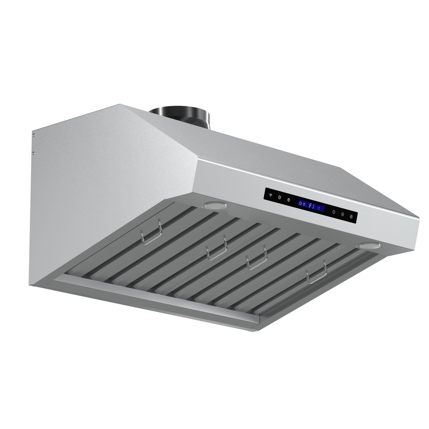 Forno FRHWM503030 Forno Palazzo 30-Inch Wall Mounted Range Hood, Stainless Steel, Heavy Duty Baffle Filters, Remote Control
