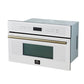 Forno FMWDR309330WHT Oliena Espresso White 30 Inch 1750 Watt Compact Oven & 1000 Watt Microwave, 1.6 Cu. Ft.