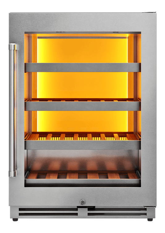 Thor Kitchen TWC24UL Thor Kitchen 24-Inch Single Zone Wine Cooler, 45 Wine Bottle Capacity - Model Twc24Ul