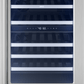 Zephyr PRPW24C02CG Presrv Pro Wine Cooler, 24In Under Cabinet, Ss+Glass, Reverse Door, 2 Zone