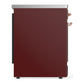 Ilve UMIB30NR3BUP Ilve Umib30Nr3Bup Majestic Iii 30 Inch Induction Range With 4 Elements, 4 Cu. Ft. Oven Capacity (Triple Glass Door, Burgundy, Copper)