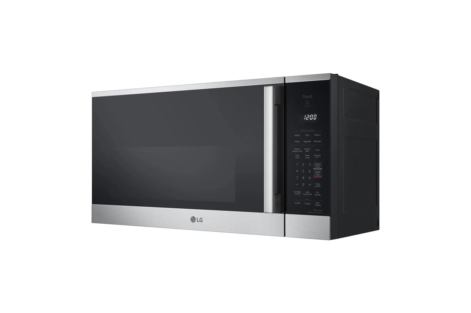 Lg MVEM1825X 1.8 Cu. Ft. Smart Over-The-Range Microwave Oven With Easyclean®