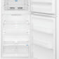 Frigidaire FFHT2045XW 20 Cu. Ft. Garage Ready Top Freezer Refrigerator