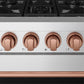 Thor Kitchen RSG30PRSG 30 Inch Professional Gas With Precision Knob Control In Stainless Steel/Rose Gold
