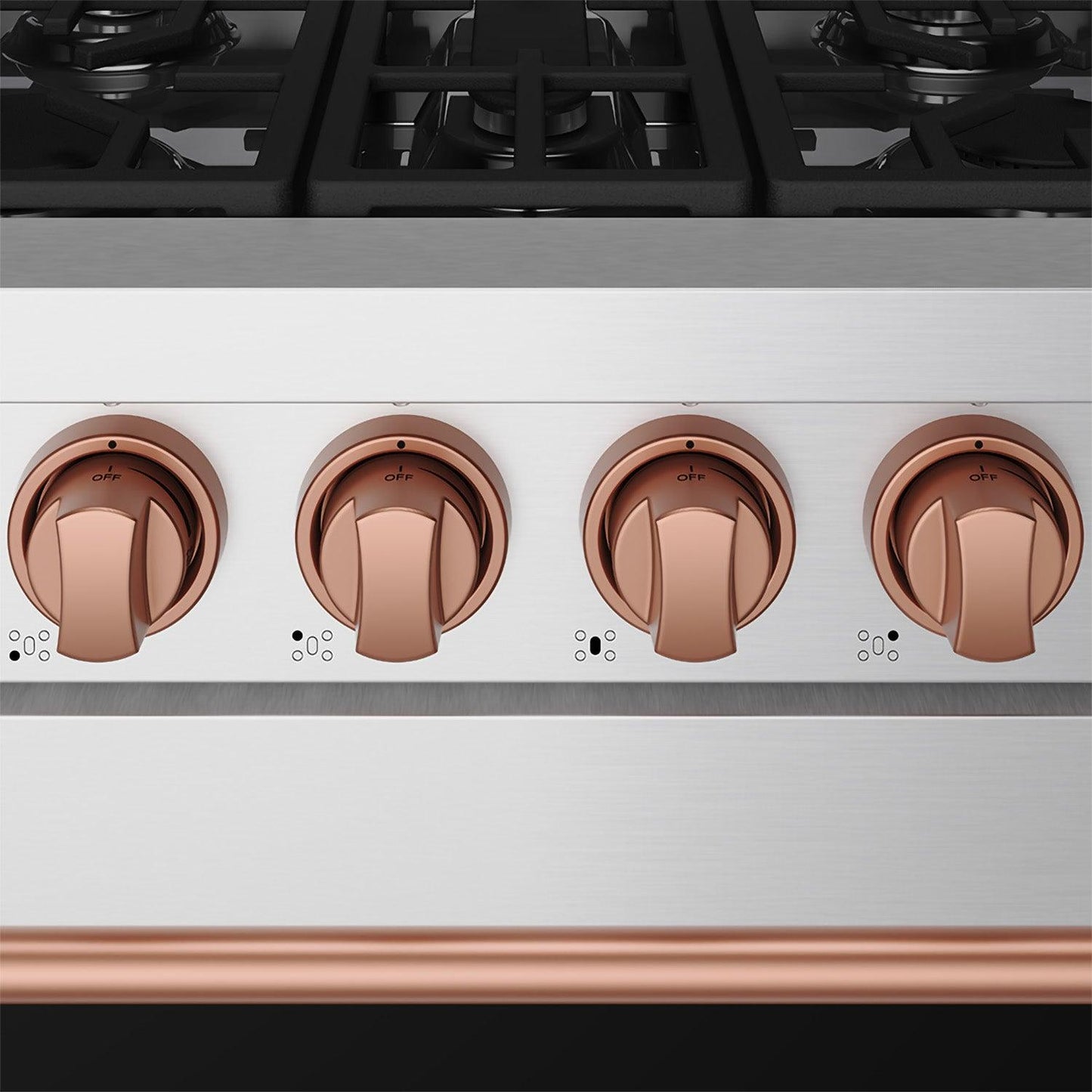 Thor Kitchen RSG30PRSG 30 Inch Professional Gas With Precision Knob Control In Stainless Steel/Rose Gold