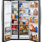 Ge Appliances GZS24NYYFS Ge® 23.6 Cu. Ft. Counter-Depth Side-By-Side Refrigerator With Extra Tall Dispenser And In-Door Icemaker