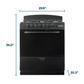 Element Appliance EEGR3A6MCCB Element Electronics 4.0 Cu. Ft. 30