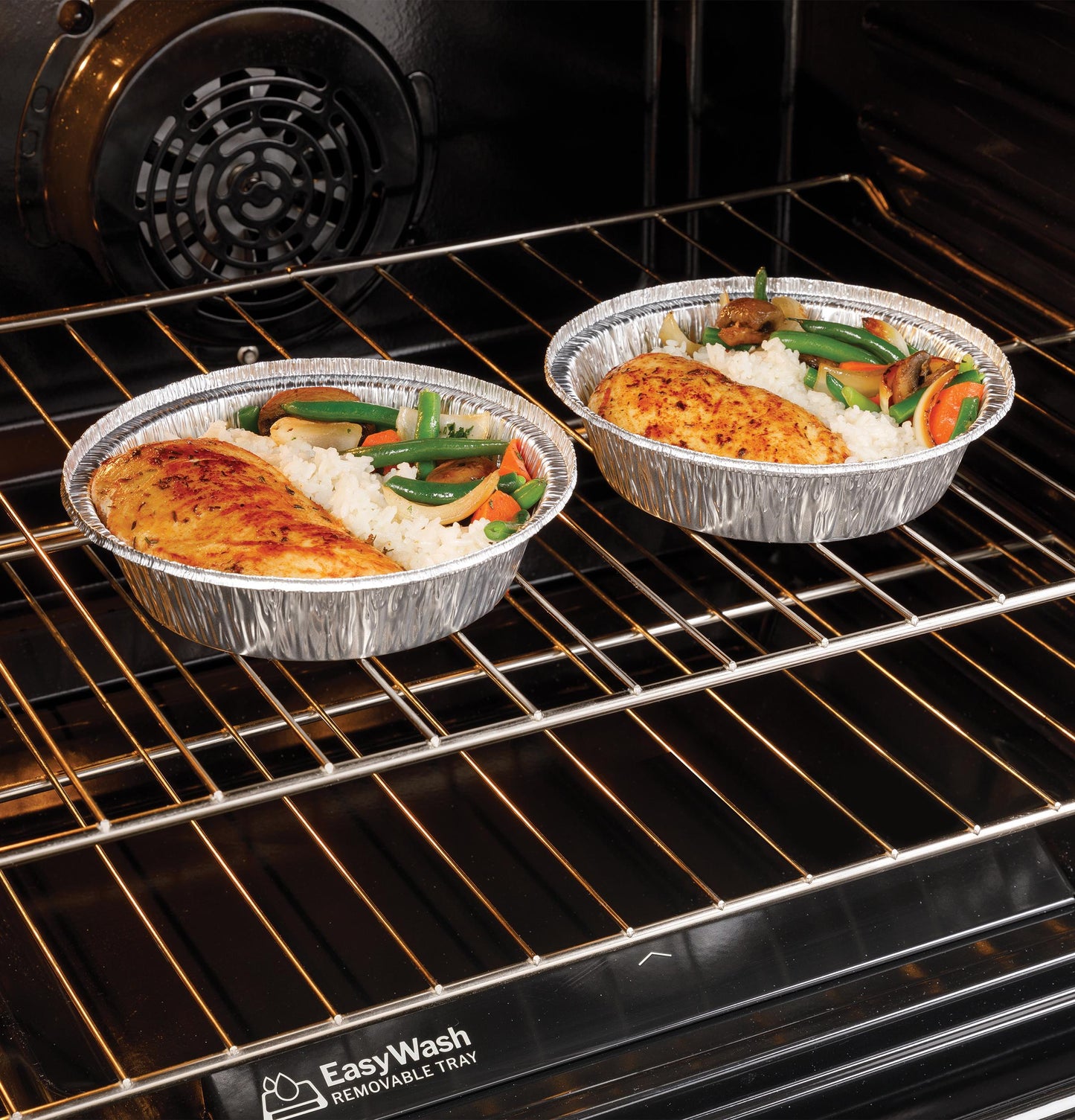 Ge Appliances GRS600AVES Ge® 30" Slide-In Electric Convection Range With No Preheat Air Fry And Easywash™ Oven Tray