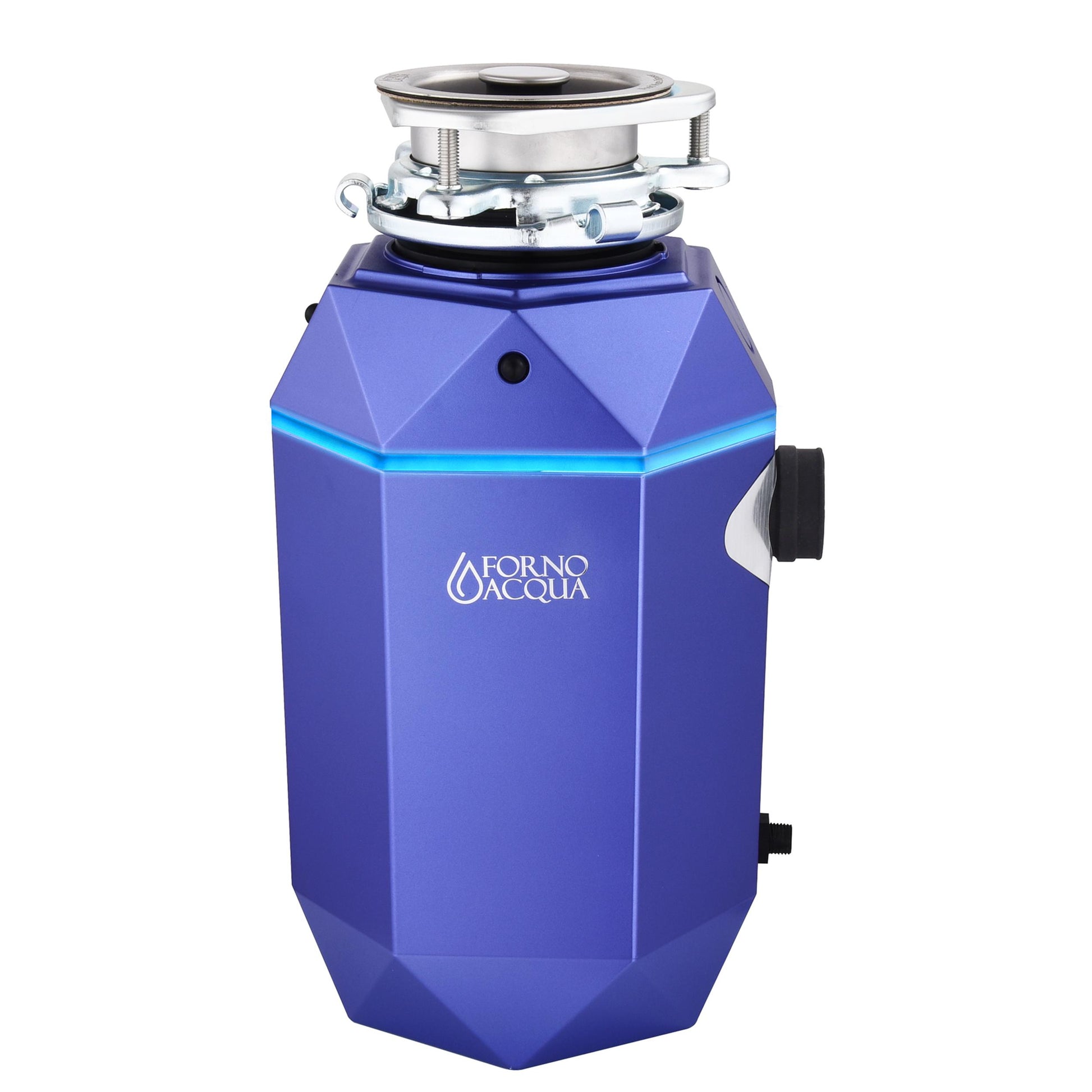 Forno WDD100TA1AM Forno Acqua Brightdiamond Amethyst 1Hp Super Quiet Garbage Disposal Corded With Motion Sensor Cabinet Light & Pre-Wired Air Switch