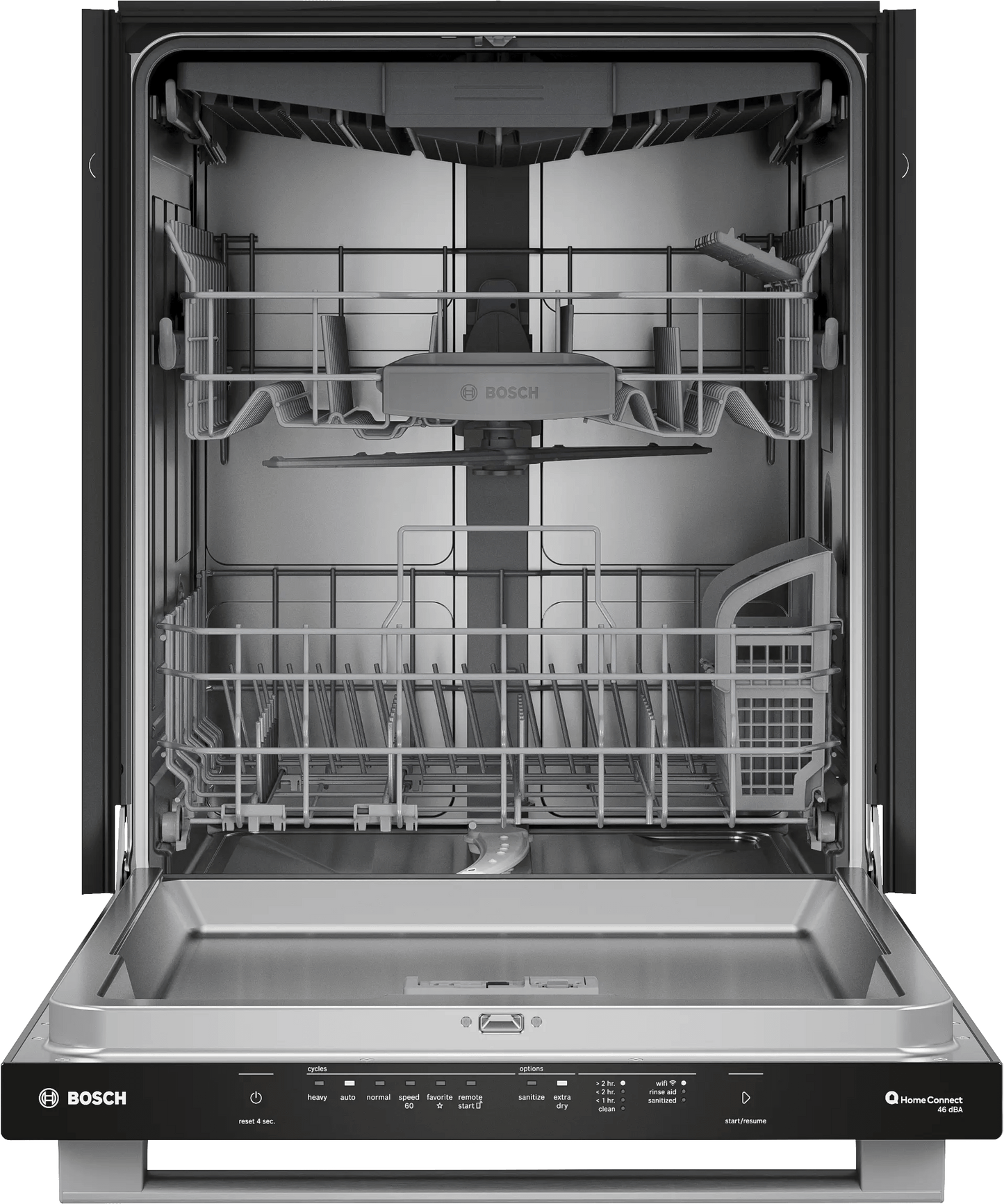 Bosch SHX53DM5N 300 Series, Built-Under Dishwasher, 24'', Brushed Steel Anti-Fingerprint