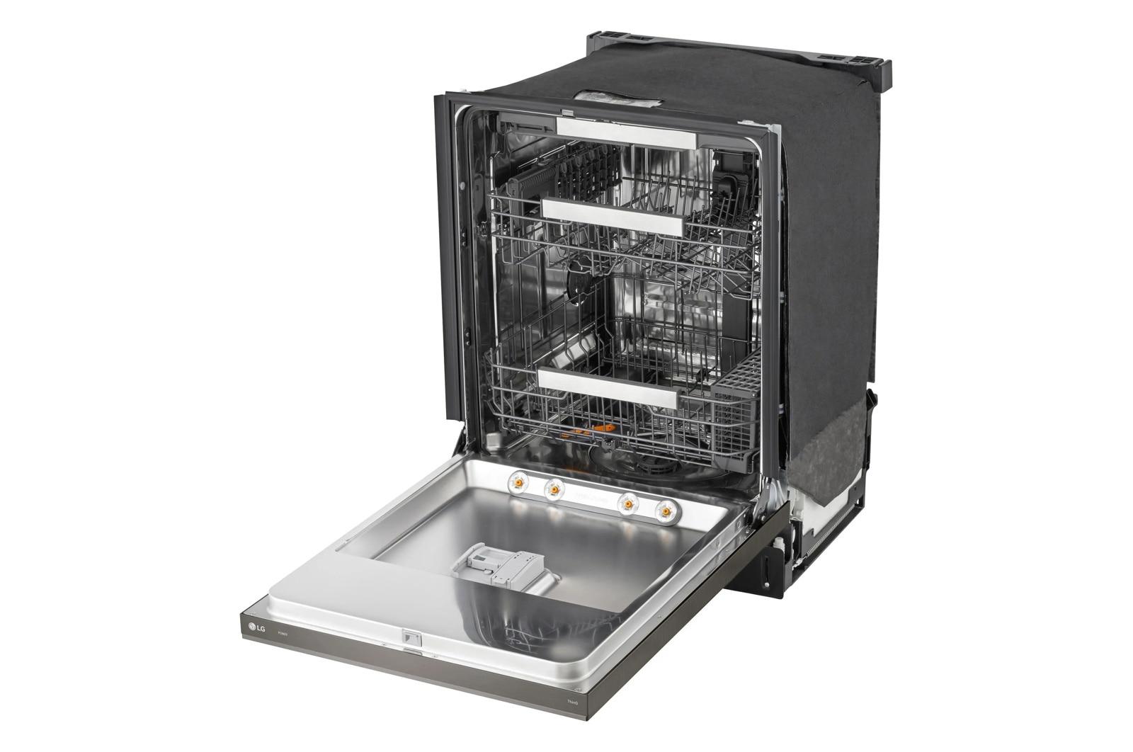 Lg LDNPH753D Smart Flushfit™ Top Control Dishwasher With 1-Hour Wash & Dry, Quadwash® Pro, Truesteam® And Dynamic Heat Dry™ W/Autovent Dry™