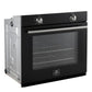 Forno FBOEL137030BLK Forno Vomero 30-Inch Wall Oven, Black, 5 Cu.Ft Capacity, 3550 Watts Convection, Mechanical Controls, Manuel Steam Clean