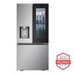 Lg LF25S6560S 25 Cu. Ft. Smart Standard-Depth Max™ French Door Refrigerator With Instaview® Door-In-Door® And Craft Ice™
