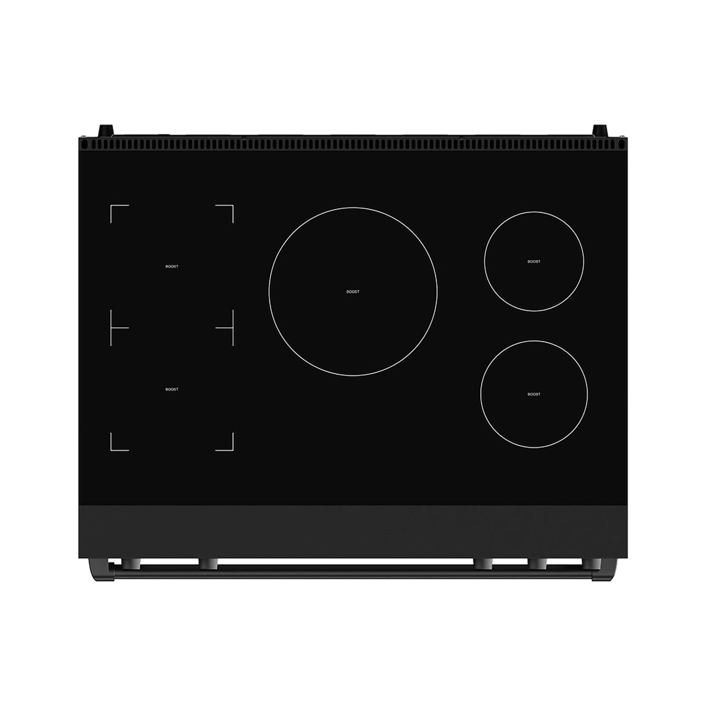 Thor Kitchen RSI36B 36 Inch Professional Induction Range With Tilt Panel Touch Control In Black Gordon Ramsay Series