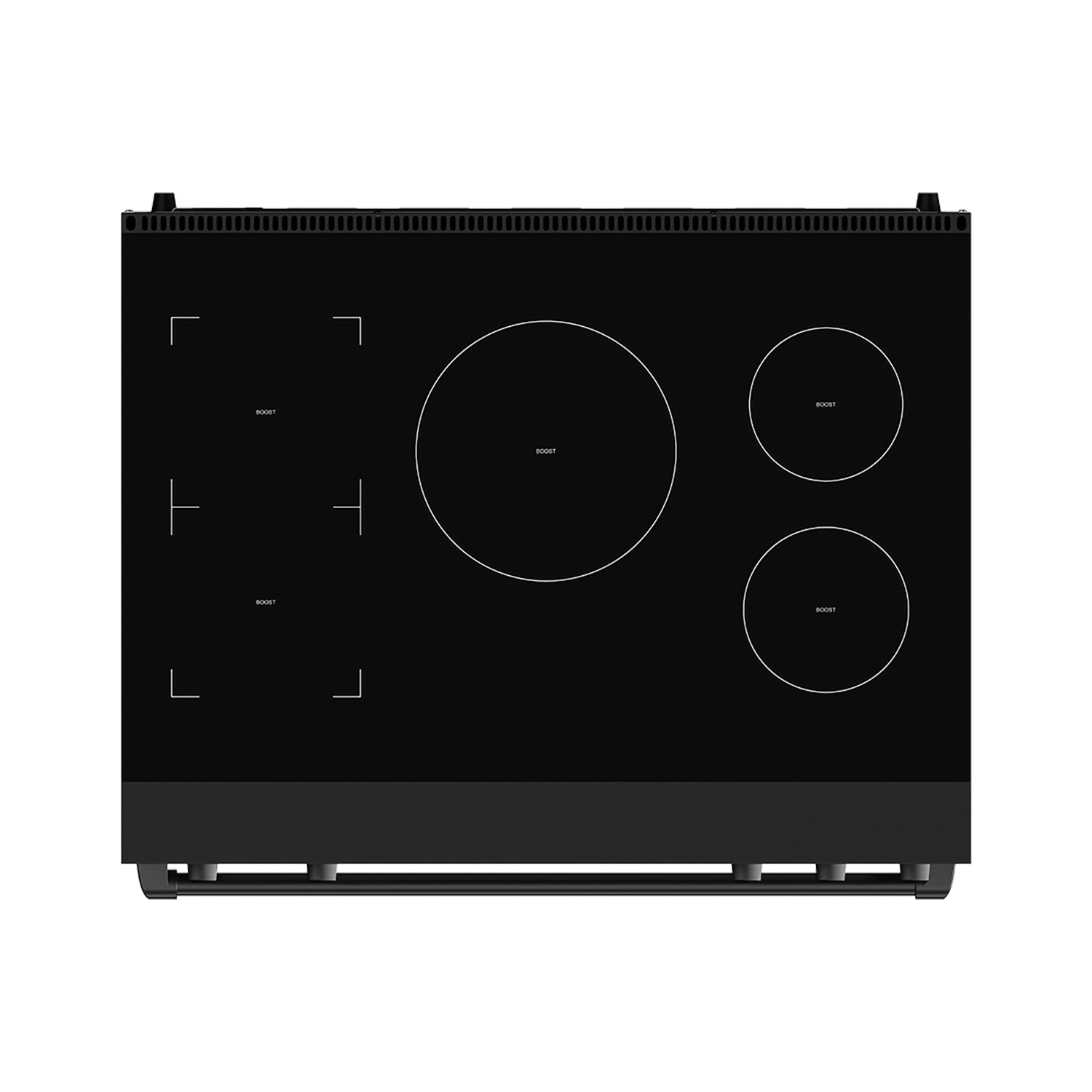 Thor Kitchen RSI36B 36 Inch Professional Induction Range With Tilt Panel Touch Control In Black Gordon Ramsay Series