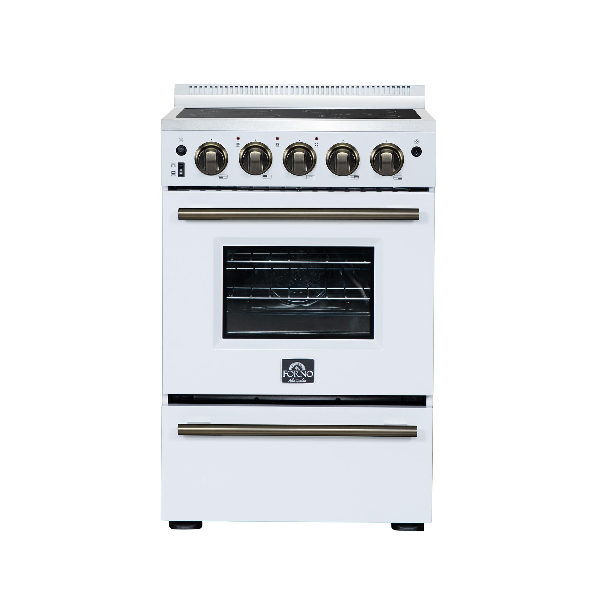 Forno FFSEL606924WHT Forno Loiano 24 Inch Freestanding Electric Range In White