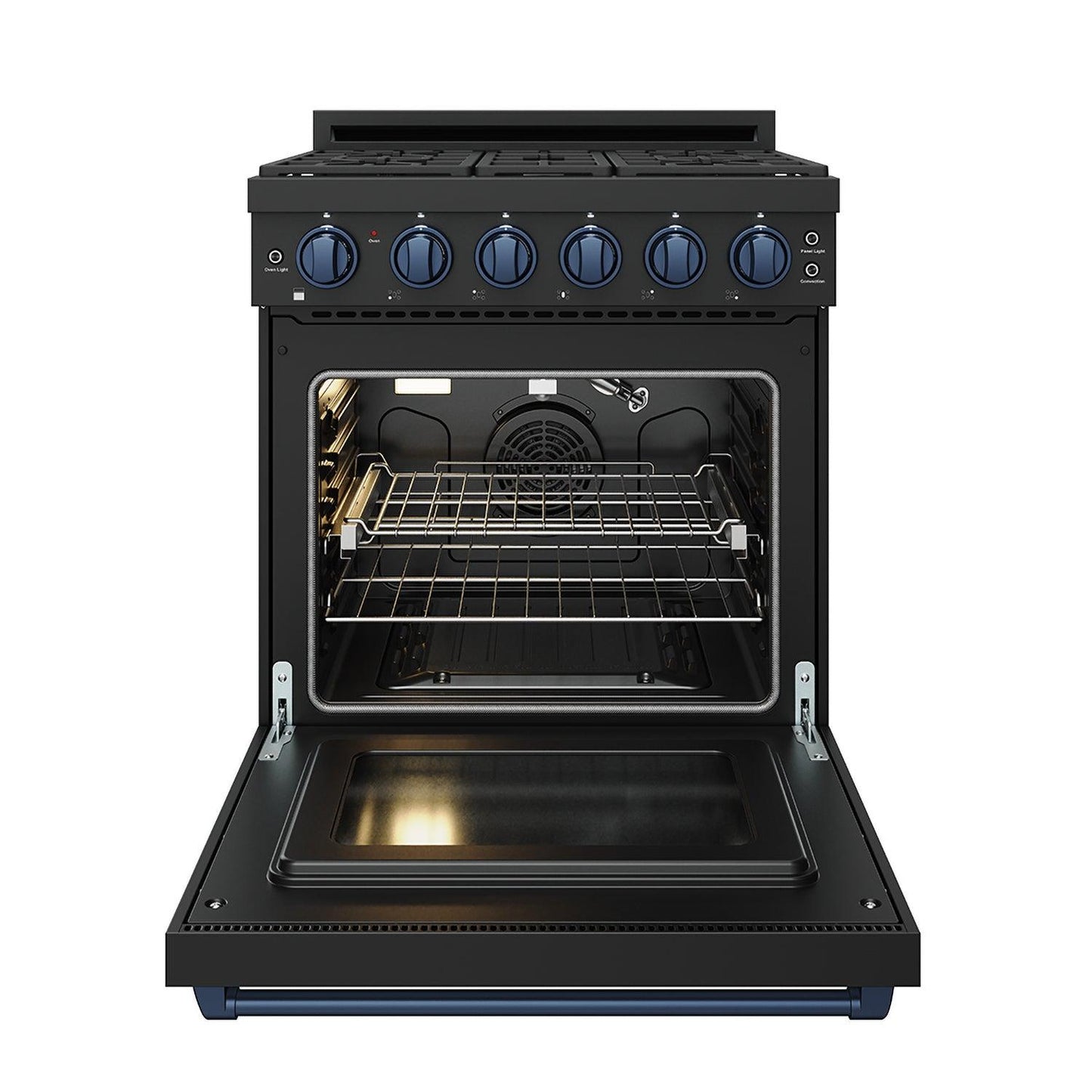 Thor Kitchen RSG30PBBLU 30 Inch Professional Gas With Precision Knob Control In Black/Blue