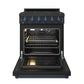 Thor Kitchen RSG30PBLPBLU 30 Inch Professional Liquid Propane With Precision Knob Control In Black/Blue