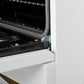 Forno FFSGS611336WHT Forno Antico 36-Inch Dual Fuel Range White And Antique Brass Design With 6 Sealed Gas Burners And Electric Convection Oven