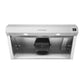 Forno FRHUC525530 Forno Bari Espresso 30-Inch Under Cabinet Range Hood, Stainless Steel, 400 Cfm, Led Lighting, Dishwasher-Safe Baffle Filters, 4-Speed Fan Control