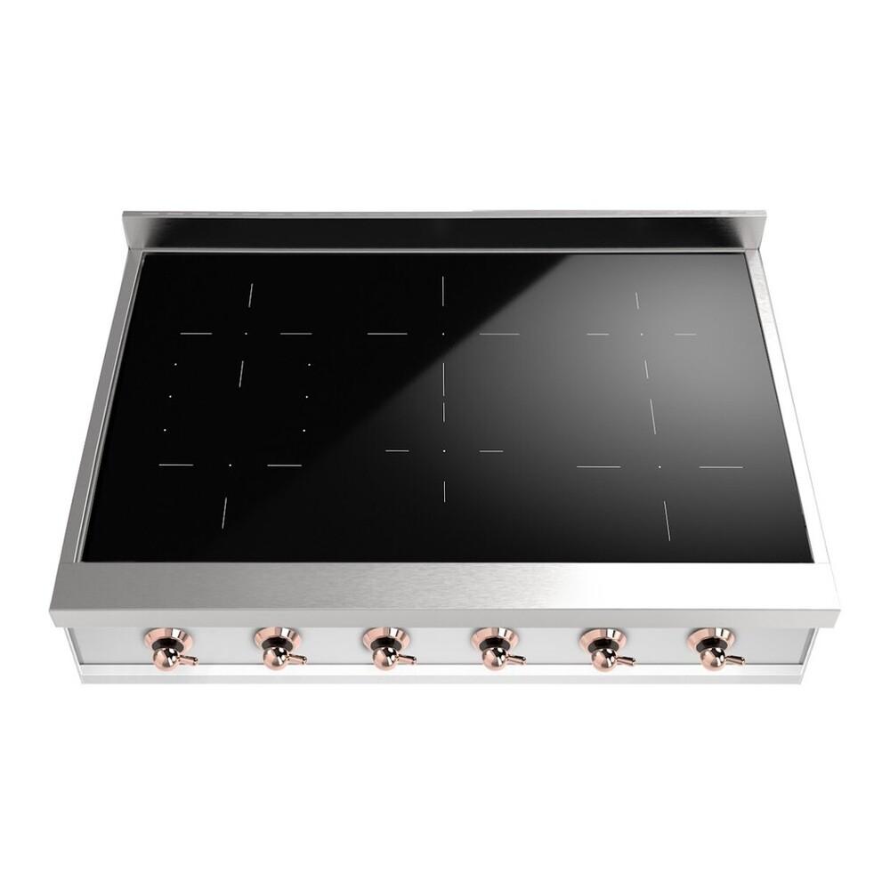 Ilve UHCPI366NSSP Ilve Uhcpi366Nssp Nostalgie Ii 36 Inch Built-In Induction Rangetop With 6 Elements (Copper)