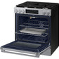 Samsung NSG90H60SR Bespoke Smart Slide-In Gas Range Pro Style Elite Design Illuminated Knobs Air Fry Max