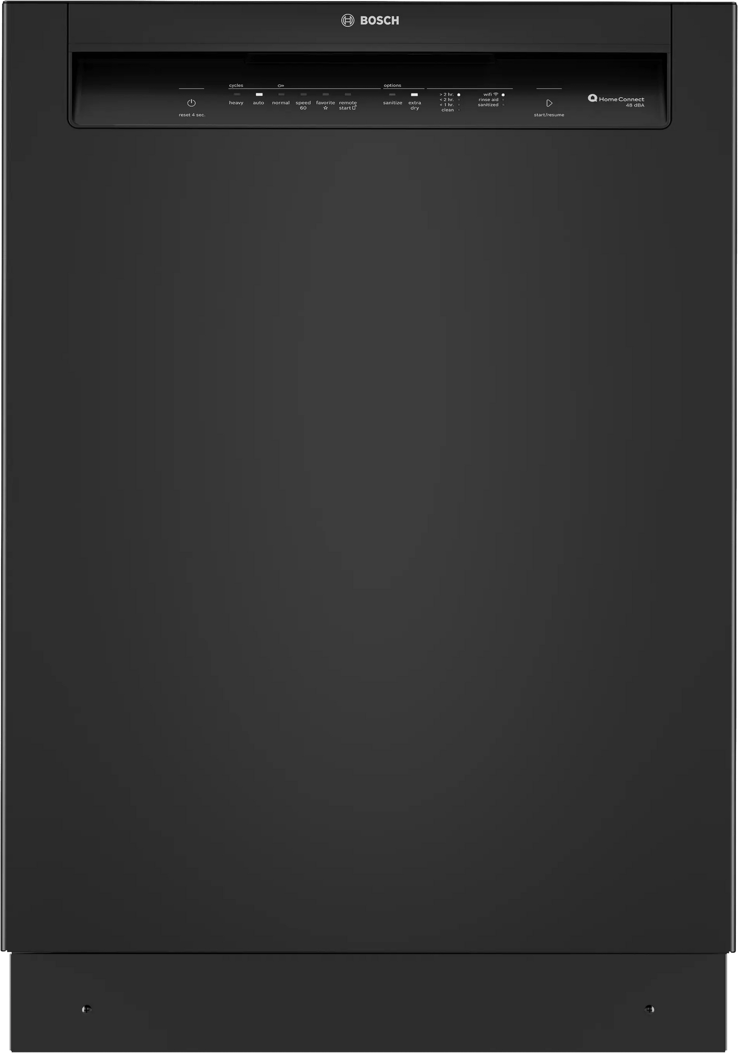 Bosch SHE43DM6N 300 Recessed Handle, 48 Dba, Standard 3Rd Rack, Puredry - Bl