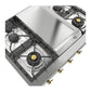 Ilve UHCP36FNSSGLP Ilve Uhcp36Fnssglp Nostalgie Ii 36 Inch Built-In Gas Rangetop With 6 Burners And Griddle, In Stainless Steel (Liquid Propane, Brass)