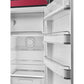 Smeg FAB28URDRB3 Refrigerator Ruby Red Fab28Urdrb3