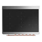 Ilve UMIB36NR3MBP Ilve Umib36Nr3Mbp Majestic Iii 36 Inch Induction Range With 6 Elements, 3.5 Cu. Ft. Total Oven Capacity (Triple Glass Door, Midnight Blue, Copper)