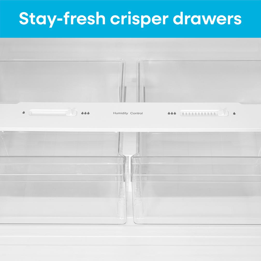 Element Appliance ERT18CSEW Element 18.1 Cu. Ft. Top Freezer Refrigerator - White, Energy Star